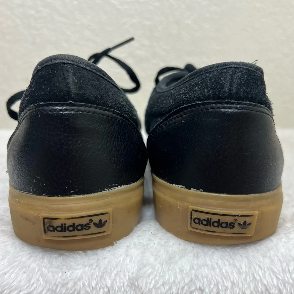 Adidas Adi Ease Black Gum Sneakers Suede Men’s Size 13